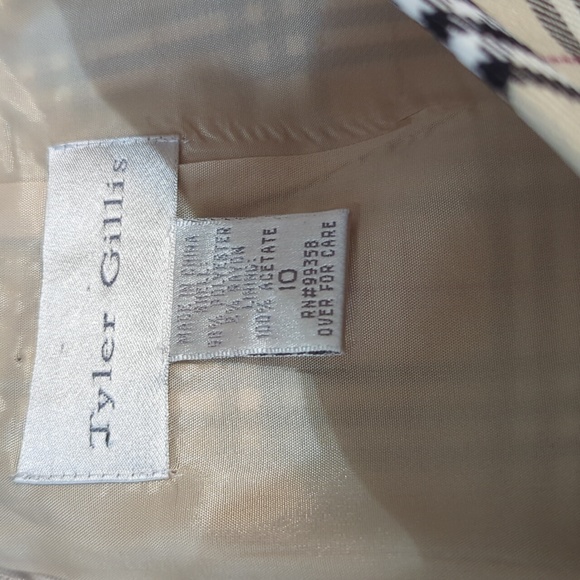 NWOT TYLER GILLIS NOVA CHECK PLAID - Picture 9 of 9